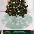 thumbnail image 6 of FMSHPON BunnySpring Flowers Xmas Christmas Tree Skirt Stand Mat for Holiday Party Decoration Indoor Outdoor 36 inches, 6 of 6