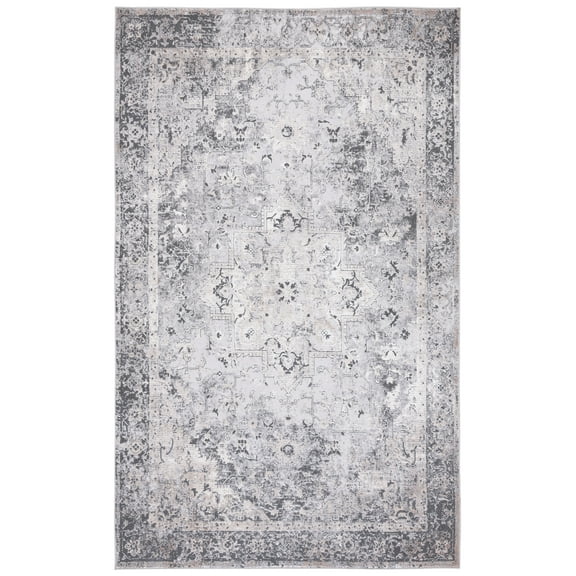 SAFAVIEH Vogue Edin Medallion Area Rug, Grey/Beige, 4' x 6'