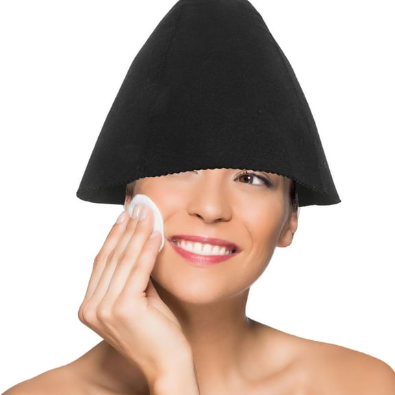 KONTONTY 1 set Sauna Hat And Seat Cushion Set Made Of Thick Felt Designed For Men And Women Ideal For Sauna Protect Hair And Offers Comfort