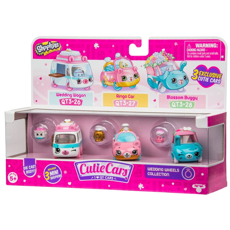 Shopkins Cutie Cars 3 Pack 3 Asst - S4 Wholesale