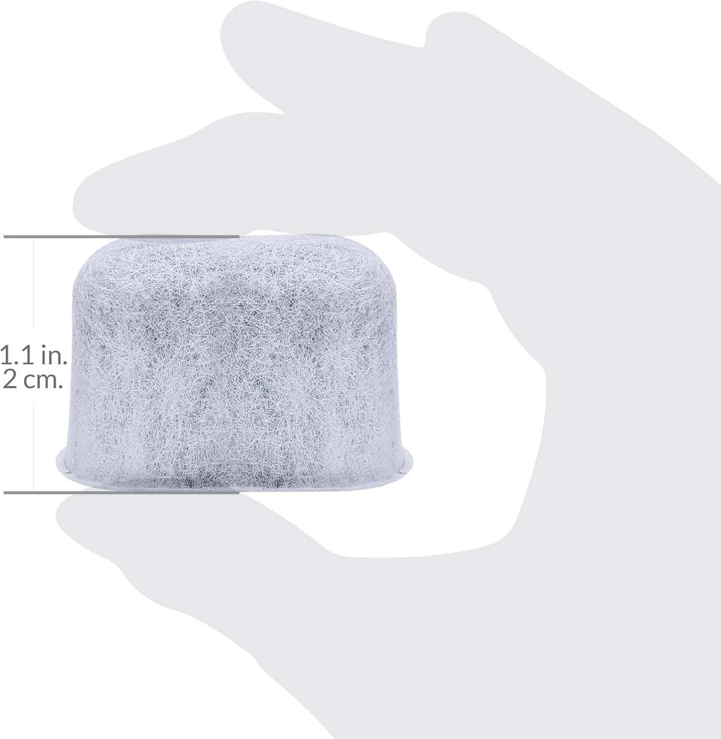 48 PCS Activated Charcoal Water Filters Replacement Compatible with Cuisinart Coffee Machine Part DCC-RWF