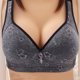 thumbnail image 1 of ICHUANYI Clearance Women Sexy Plus Size Flower Print Non-Steel Ring Non-Magnetic Buckle Underwear Bras(Black, M) Ichuanyi Ichuanyi, 1 of 3