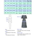 thumbnail image 3 of Belle Poque Women Vintage Two-Way Defined Waist Dress Ruched Bodice Flared A-Line Dress Summer Dresses For Women, 3 of 8