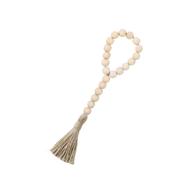 Guirnalda de cuentas de hecha a mano rústica para colgar en la pared accesorios colgantes adornos de cuentas de arte para el hogar Ropa, zapatos y accesorios Miscelánea 18 mm 21 piezas de cuentas Jumpingount AP010418-05B
