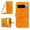 Yellow, variant on For Google Pixel 10 / Pixel 10 Pro 6.3" Sunflower Embossed Strong Magnetic Attachment/Closure, Card Slots/Pocket, PU Leather Flip Wallet Case With Adjustable Shoulder Strap,Yellow