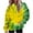 Green, variant on YEJIMAN Sweatshirt for Women Long Sleeved Tie Dye Printed Casual Sportswear Hooded With Pockets Comfort Hoodie