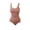 Cameo Brown, variant on One-piece shapewear with open back, camisole design, tummy control, triangular clasp, and body-slimming tight-fitting lingerie