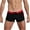Black, variant on Men Athletic Swimwear Boxers Briefs Trendy Casual Soft Swim Jammers Quick Dry Shorts Square Leg Swimming Trunks with Compression Comfortable Underwear