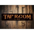 thumbnail image 1 of Tap Room Established Novelty Sign, Metal Wall Decor - 4x18 inches, 1 of 4