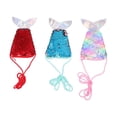 thumbnail image 1 of MasteelfCA 3Pcs Sequin Wallets Chic Mermaid Tail Purses Practical Coin Purses with Lanyard, 1 of 7