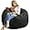 Black, variant on Bean Bag Chair 3Ft, Memory  Filled, Removable  Cover, Bean Bag Chairs for  and Teens, Round Sofa Chair for  Room,  and Gaming Room, Black