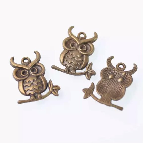 U8MO Assorted Tibetan Retro Antique Charm Jewelry Findings Metal Pendants Beads Craft-2# 23X19mm 5pcs