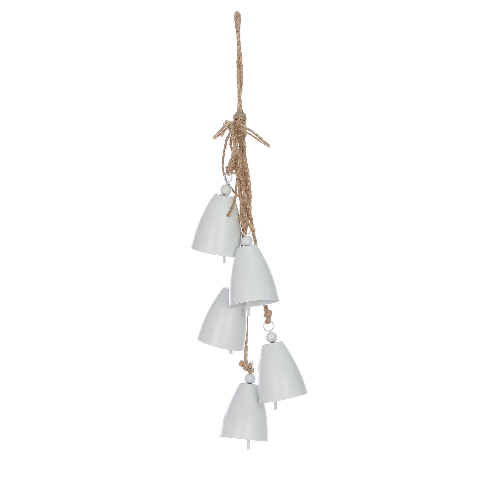 Holiday Time PL18in Metal White Bells Ornament Home Decor