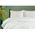 thumbnail image 4 of Ambesonne Abstract Duvet Cover Set, Sketchy Palm Jungle, 2-Calking, Green and White, 4 of 7