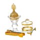 thumbnail image 4 of Kit de quemador de incienso de Ramadán Adorno Multipropósito con pinzas, bandeja, jarra de almacenamiento para sala de meditación, 4 of 9