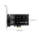 thumbnail image 2 of Tarjeta de expansión M.2 SATA a PCIE Tarjeta de matriz de disco dual RAID Soporte útil SSD M.2, 2 of 9