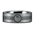 thumbnail image 2 of Virgo Tungsten Carbide Ring, 2 of 7