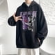 thumbnail image 3 of suéter de los hombres de la primavera y el otoño más el fertilizante más el tamaño de la tendencia de la marea de la marca suelta guapo ins salvaje estilo hong kong casual Chamarra otoñopangjing, 3 of 4