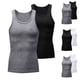 thumbnail image 1 of Penkiiy 2 Pack Camisetas de compresión atlética para hombres Entrenamiento sin mangas Tanque Top Sports Base Layer Running Basketball, 1 of 7