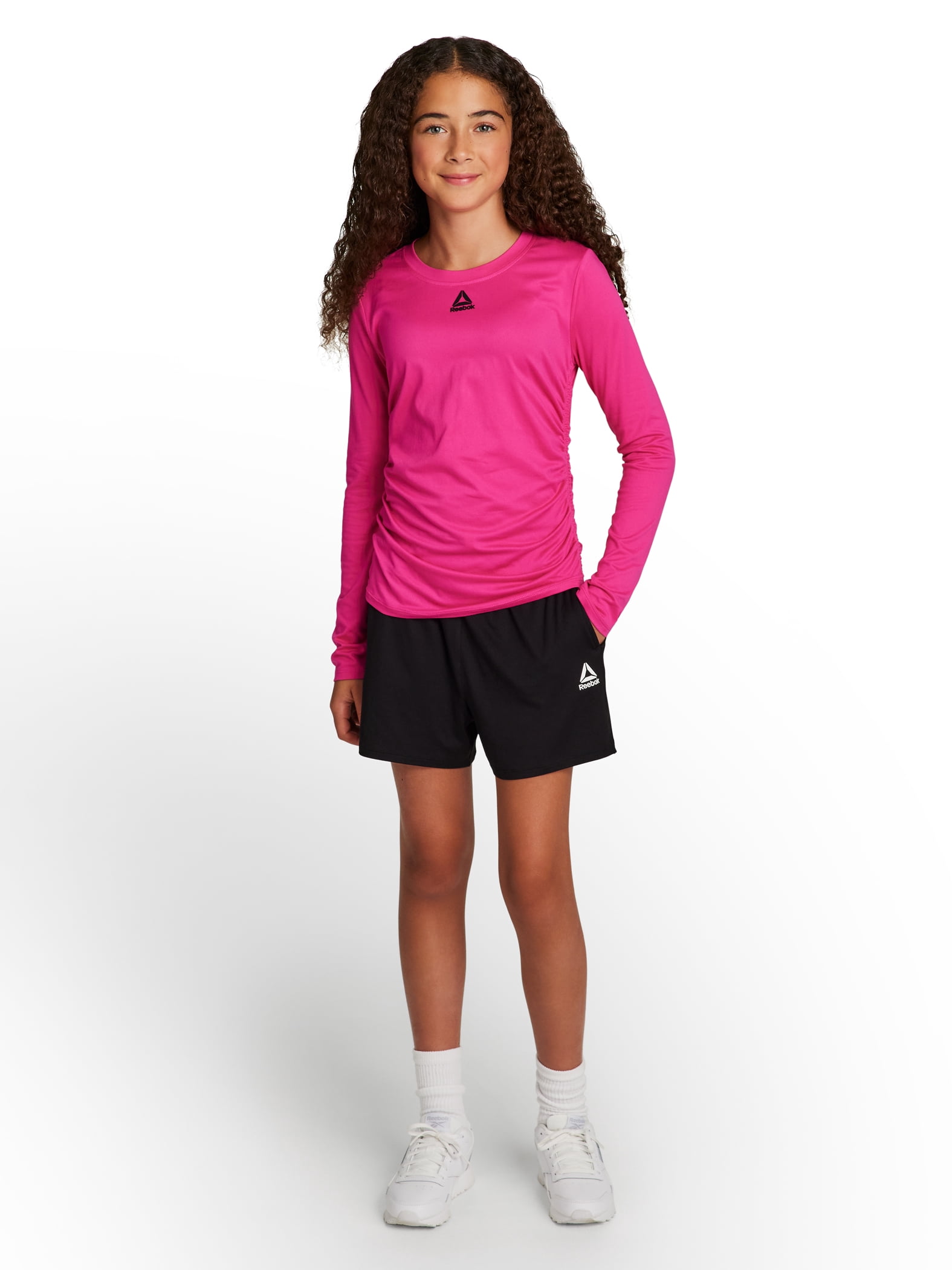 Reebok Girl’s Athletic Balance Gym Short, 2-Pack, Sizes 4-18