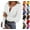 27# White, variant on Long Sleeve Shirts for Women Henley Button Down Tops Ribbed Knit Slim Fit Fall Basic Tee 2025 Casual Trendy Clothes White S