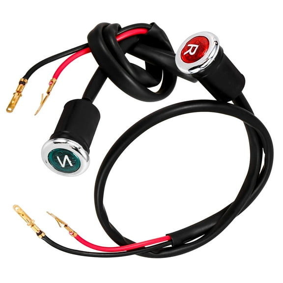 Raindrops Motorbike Gear Indicator Indicator Rubber 1 Pair