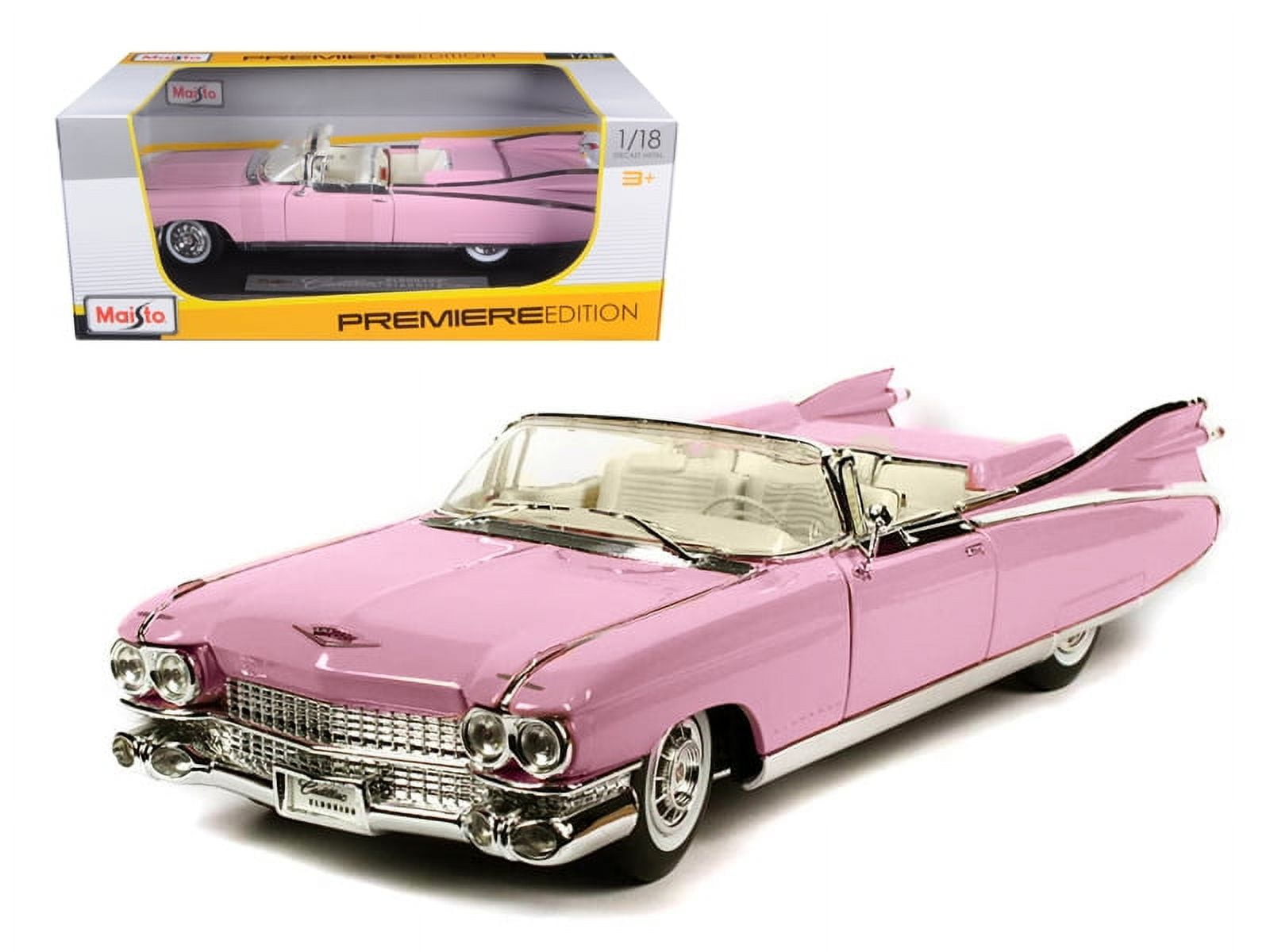 Maisto 1959 Cadillac Eldorado Biarritz Pink 1-18 Diecast Model Car