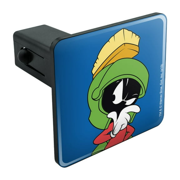 Looney Tunes Marvin The Martian Tow Trailer Hitch Cover Plug Insert