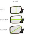 thumbnail image 5 of Burco Side View Mirror Replacement Glass - Clear Glass - 5621, 5 of 6