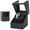 Black Carbon Fiber, variant on AOKELILY Automatic Watch Winder, Dual Power Options, Includes Adjustable Pillow, 6.3x5.1x4.7 inch