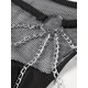thumbnail image 5 of Sultry Chain Hip Garter Belt, Punk Waist Harness Body Strap Thigh Garters Belt, Women's Sexy Lingerie & Underwear Accessories, 5 of 5