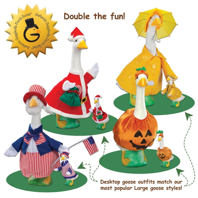 Fox Valley Traders, Desktop Goose Outfits, Set of 4, All-Seasons