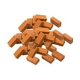 thumbnail image 4 of Mini ladrillos de pared perfecl 50 Piezas Tejas Decoración Casa de Muñecas Modelo Realista, 4 of 8