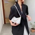 thumbnail image 2 of Sywqhk Vintage Mujer Pu Cocodrilo Patrón Axila Bolsa Cadena Hobos Bolso (Blanco) Sywqhk Para estrenar, 2 of 9