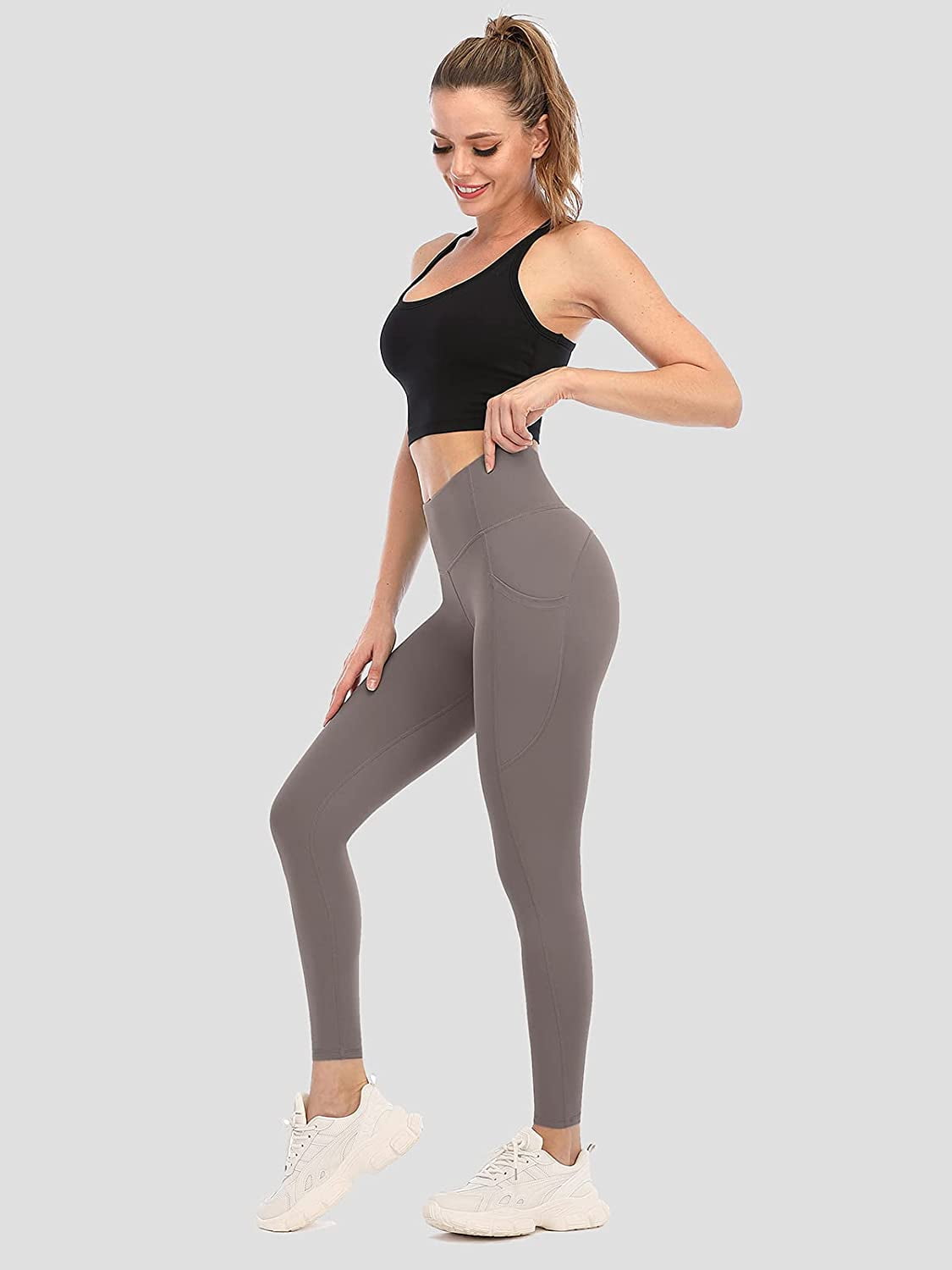 ATTRACO Womens Leggings Printed High Waist Yoga Pants with Pockets Workout  Tights : : Clothing, Shoes & Accessories