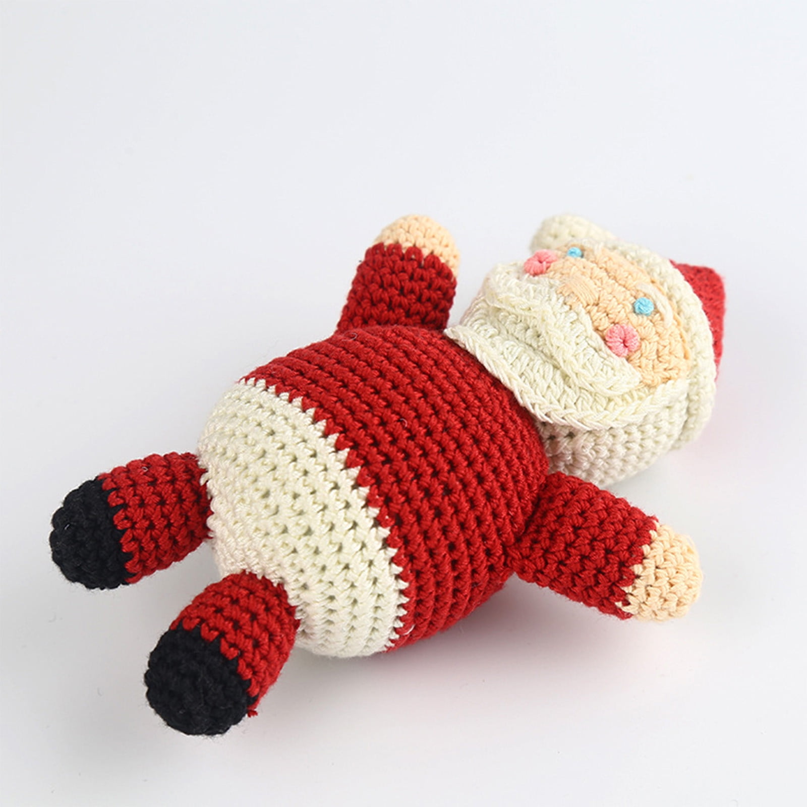 Weloille Santa Claus Crochet Cute Deer Christmas, Crochet Kit For Beginners  Kids, Infant Knitted Doll, Toy For Kids Boys Girls 