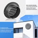 thumbnail image 3 of 4X Rejillas de Ventilación de Acero Inoxidable 304 de 4 Pulgadas, Cubierta de Rejilla con Rejilla, Campana de Ventilación, Conducto Plano, Ventilación, Salida de Aire de Pared, 3 of 7
