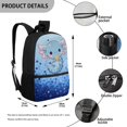 thumbnail image 5 of HUIACONG Blue Dino Star Kids Backpack for Middle School Students Large Capacity Ergonomic Padded Straps for Boys Girls Ages 6‑18 Back to School Daily Use, 5 of 6