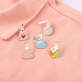 thumbnail image 4 of 5x lindo químico vaso de precipitados broches esmaltados insignias Pin divertido aleación moda ciencia novedad adornos chaquetas joyería decor Sunnimix Broches de vaso químico, 4 of 8