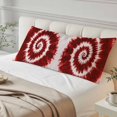 thumbnail image 4 of Red Ombre Body Pillow Covers 20"x54", Farmhouse Chic Tie Dye Abstract Retro Art Soft Brushed Microfiber Breathable Throw Pillow Covers, Decorative Pillowcase with Zipper for Couch Sofa Bedroom, 4 of 9
