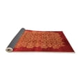 thumbnail image 2 of Ahgly Company Indoor Rectangle Oriental Orange Industrial Area Rugs, 4' x 6', 2 of 4