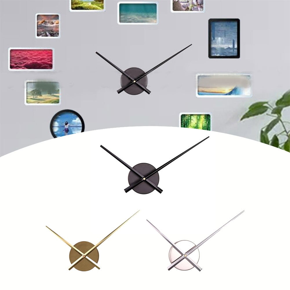 3D Clock Hands, DIY Large Wall Clock Hands Needles Quartz Clock Mechanism for Home Art Decor Accessories（Not Include Battery),Hour Hand 23.5cm, Minute Hand 31.3cm,Clock Frame Diameter 10cm