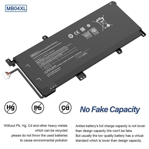 For HP Envy X360 M6-AQ105DX M6-AQ003DX 843538-541 844204-850 MB04XL Battery