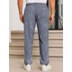 thumbnail image 3 of Pantalones Runcati para hombre, cintura elástica, cintura elástica, color azul marino, 3 of 6