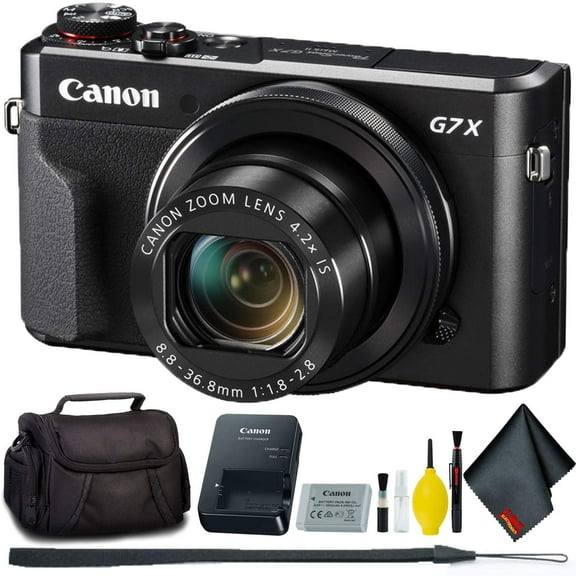 Canon PowerShot G7 X Mark II Digital Camera Basic Bundle(International Model)