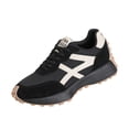 thumbnail image 3 of Domuza sneakers for women, Retro Running Style Casual Shoes, Lace-Up Non-Slip Comfortable Trainers for Daily Walking Black 10（EU-43）, 3 of 7