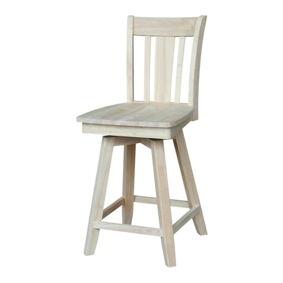 International Concepts San Remo Counter Stool, 24", Ready to Finish