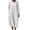 White Dress, variant on HAPIMO Women Maxi Dress With Round Neck Loose For Loungewear And Travel Army Green L