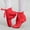 Red, variant on Kids Dance Shoes Solid Color Canvas High Top Lace-Up Jazz Shoes Yoga Ballet Dance Shoes for Children Boys Girls with Artificial Leather Sole for Modern Dance and Practice