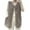 Khaki, variant on Odeerbi Jackets for Women Pocket Vest Coat Jacket Winter Sleeveless Fleece Button Solid Outerwear Coffee